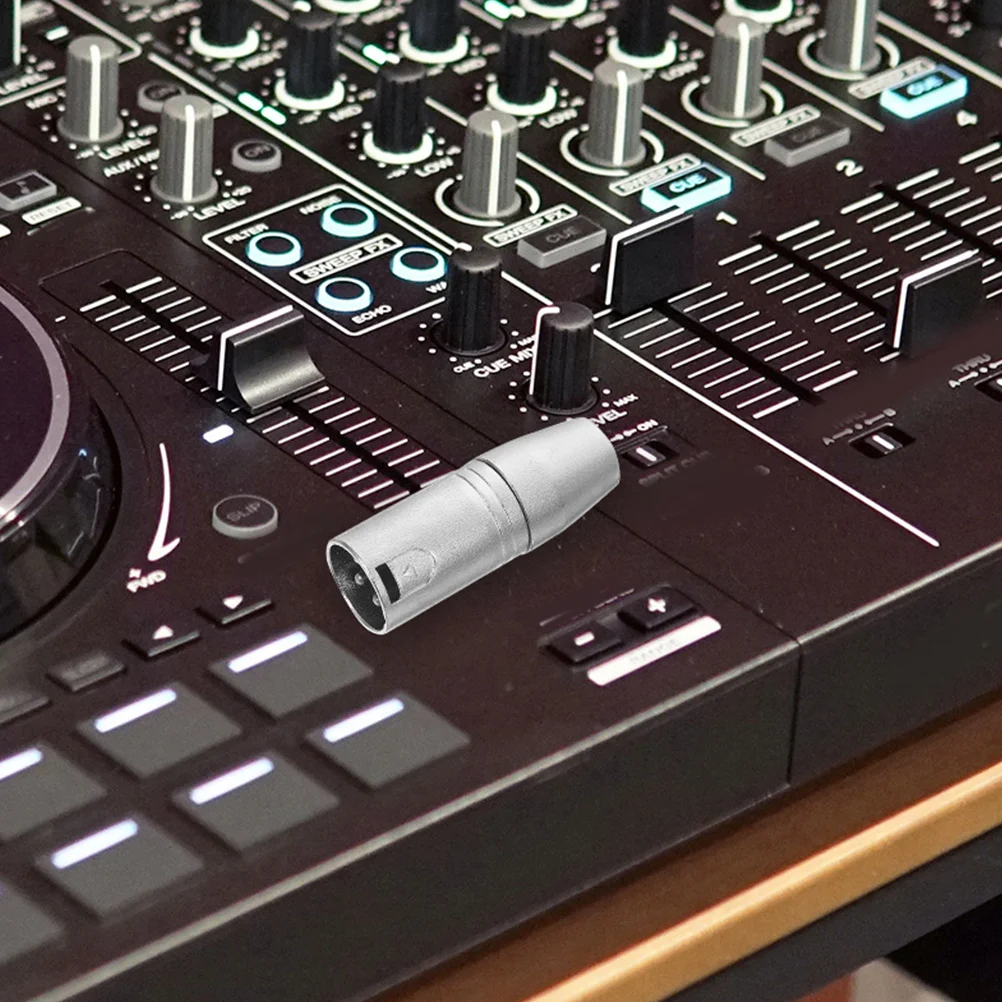 

2Pcs Xlr to 3.5mm Adapter Male to Female Stereo Audio Converter for Microphone Instruments with Plug-and-Play Functionality No