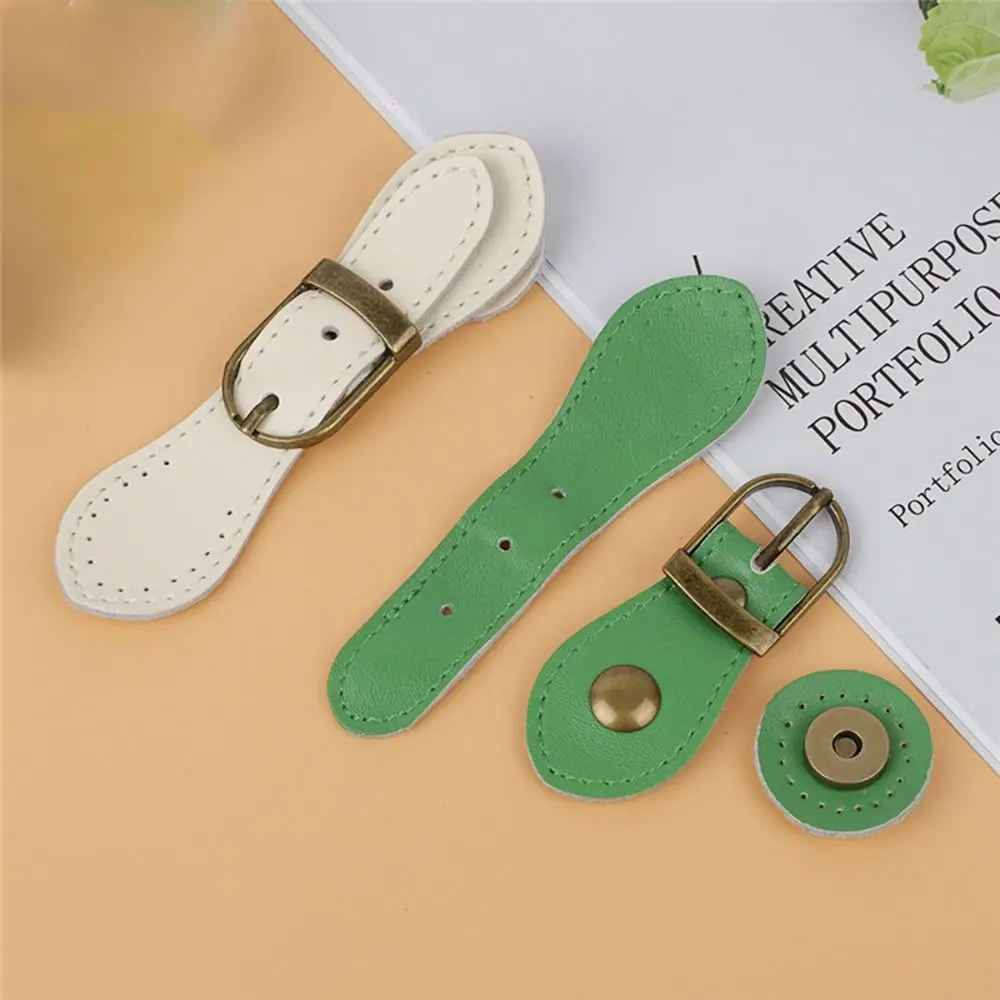 New Pu Leather Bag Clasp Metal Snap Vintage Sew on Purse Bag Buckle Magnetic Closure DIY Bag Accessories Handbag Button