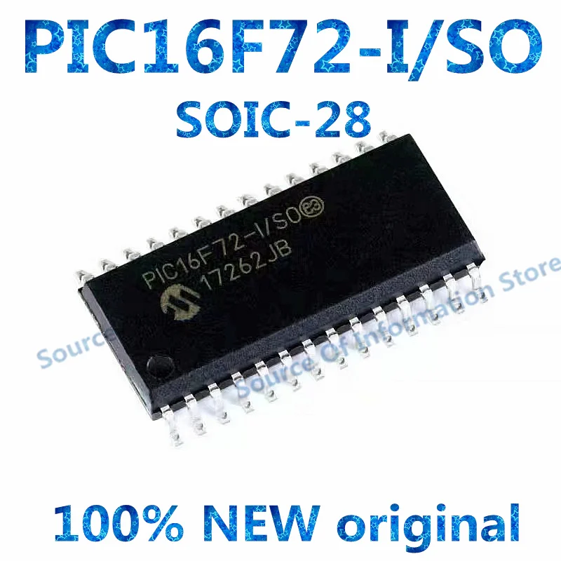 

PIC16F72-I/SO SOIC-28 8-bit Microcontroller, 100% New