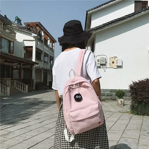 Porte-clés boule de charbon en peluche, 1 pièce, pendentif Qianyuan Qianxun adapté aux fans d'anime Miyazaki Hayao, breloque de sac à dos courtya