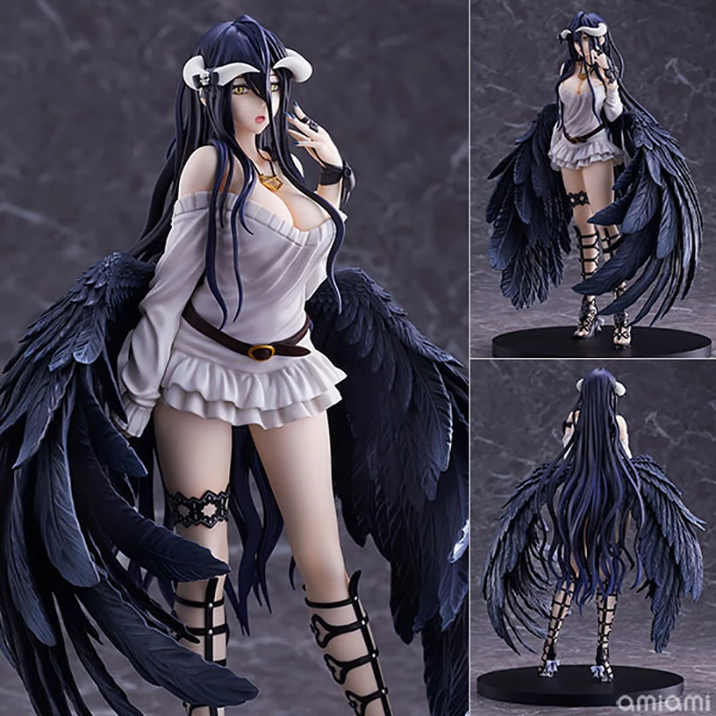 

21cm Overlord Albedo So-Bin Overlord III Albedo Anime Figure Action Figure Figurine Collection Model Doll Toys Gift