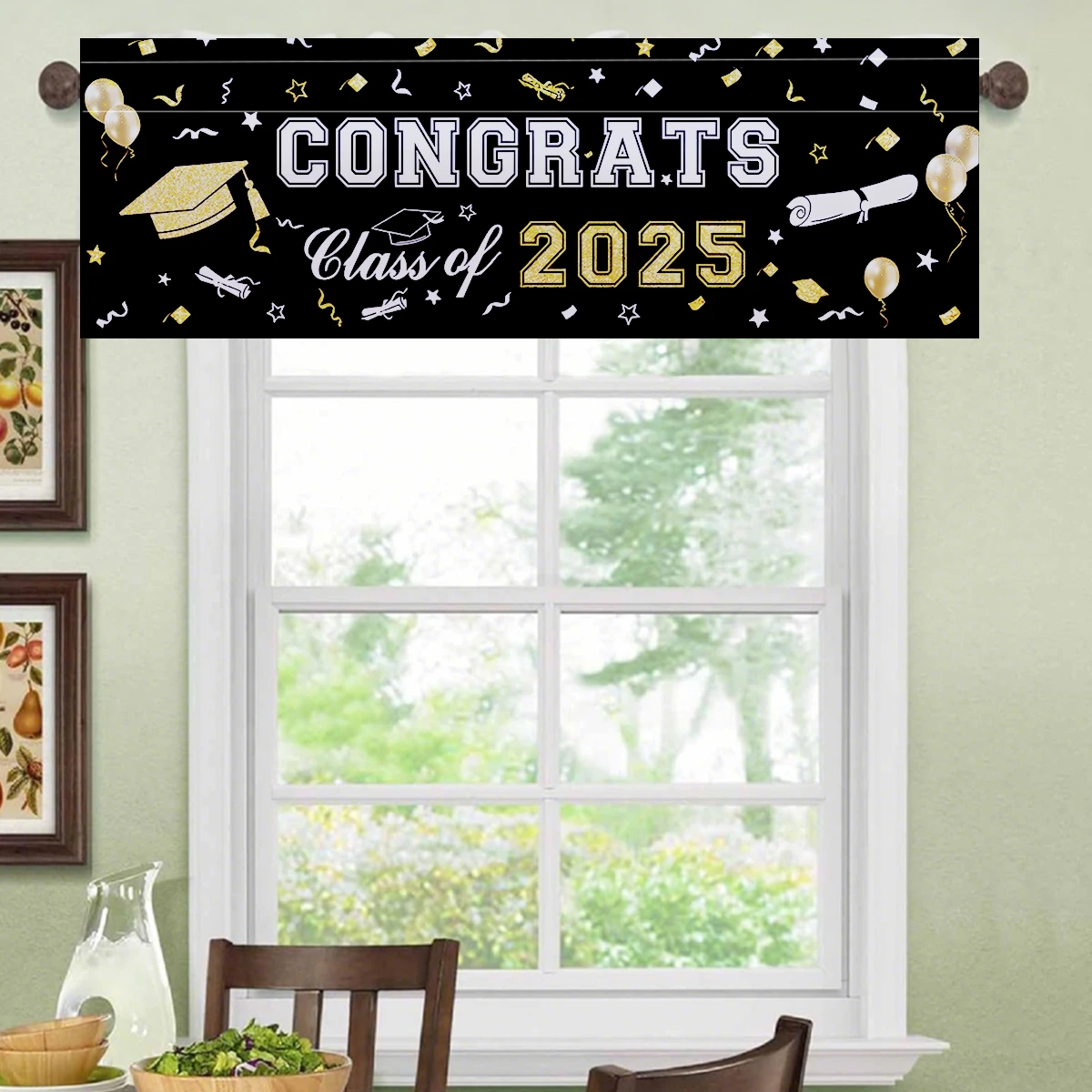 Graduation Season Short Tulle Window Curtains Sheer Voile Curtain Kitchen Cabinet Valance Bedroom Home Decor 2025 Small Drapes