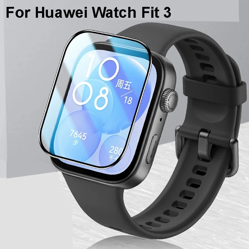 1-2PCS Screen Protector For Huawei Watch Fit 3 Soft Protective Cover Film for Huawei Watch Fit3 HD Films Smartwatch Accessories