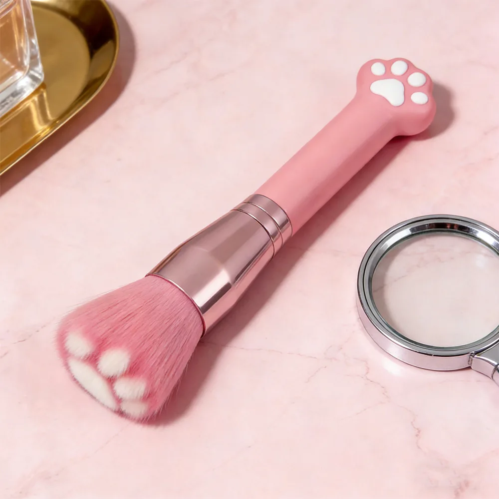 Claw Shape Single Makeup Brush Loose Powder Eye Shadow Blending Eyebrow Brush Girly Beauty Tools