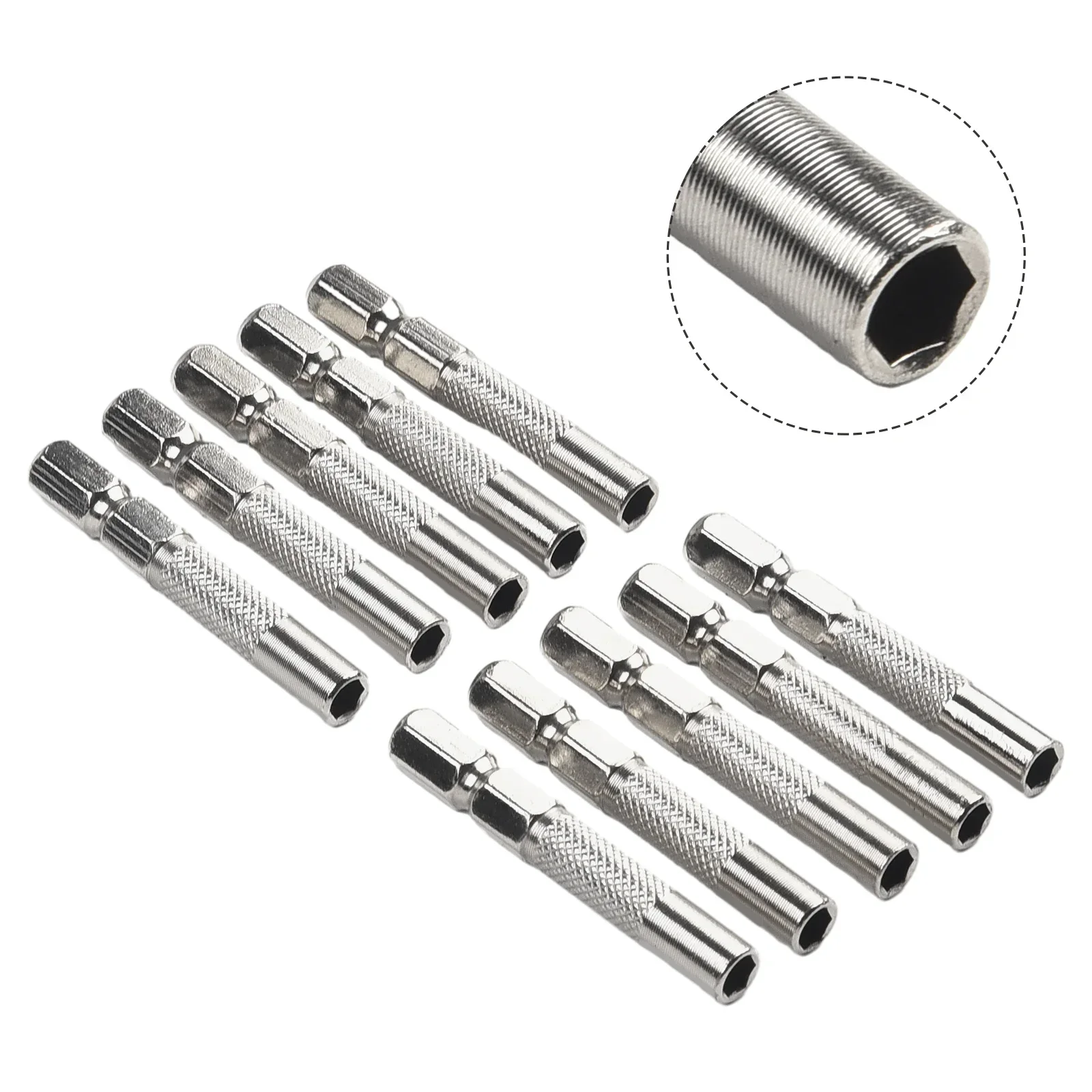 10PCS Insert Bit Adapter To System For 1/4