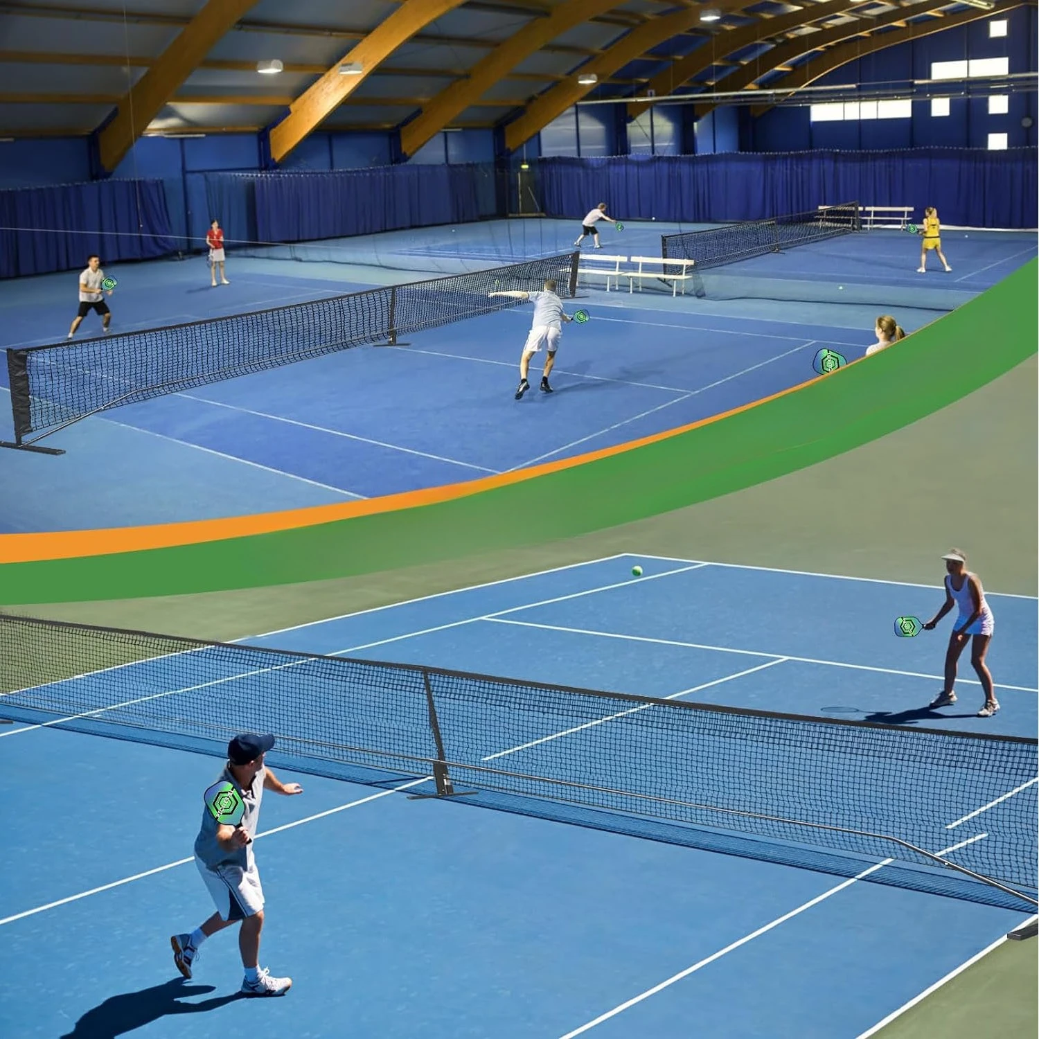 

Outdoor Pickleball Net Frame Removable Portable Pickleball Net Movable Training Tennis Nets Professional Sports Accessories