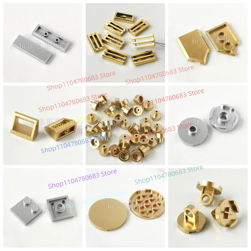 

MOC Building Blocks Compatible Accessories Package Square Cover Round Semi-round Smooth Toys Assembled and Assembled.