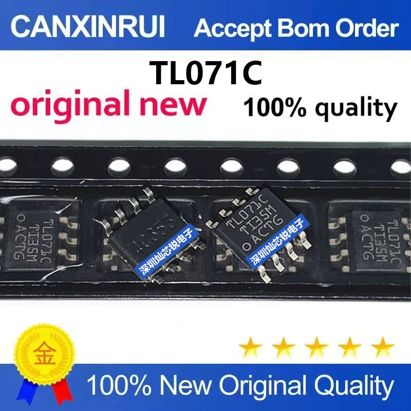 (5-100pieces)Brand new original TL071CDR TL071C SMD SOP8 low-noise operational amplifier IC