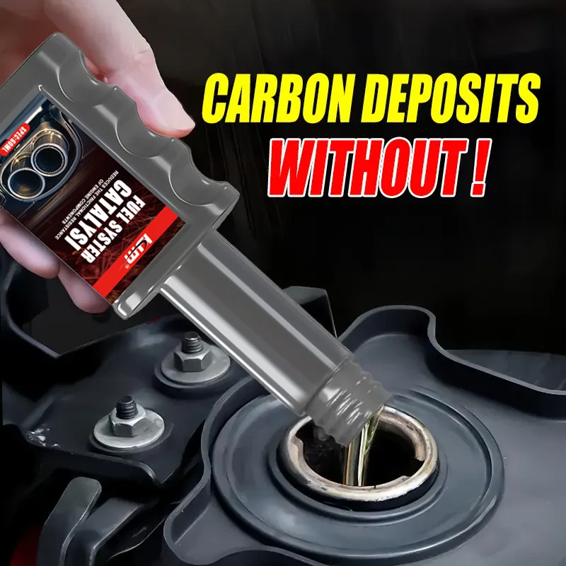 KJM Engine Carbon Deposit Remover Fuel System Cleaner Catalytic Converter Cleaner Formula to Boost Performance