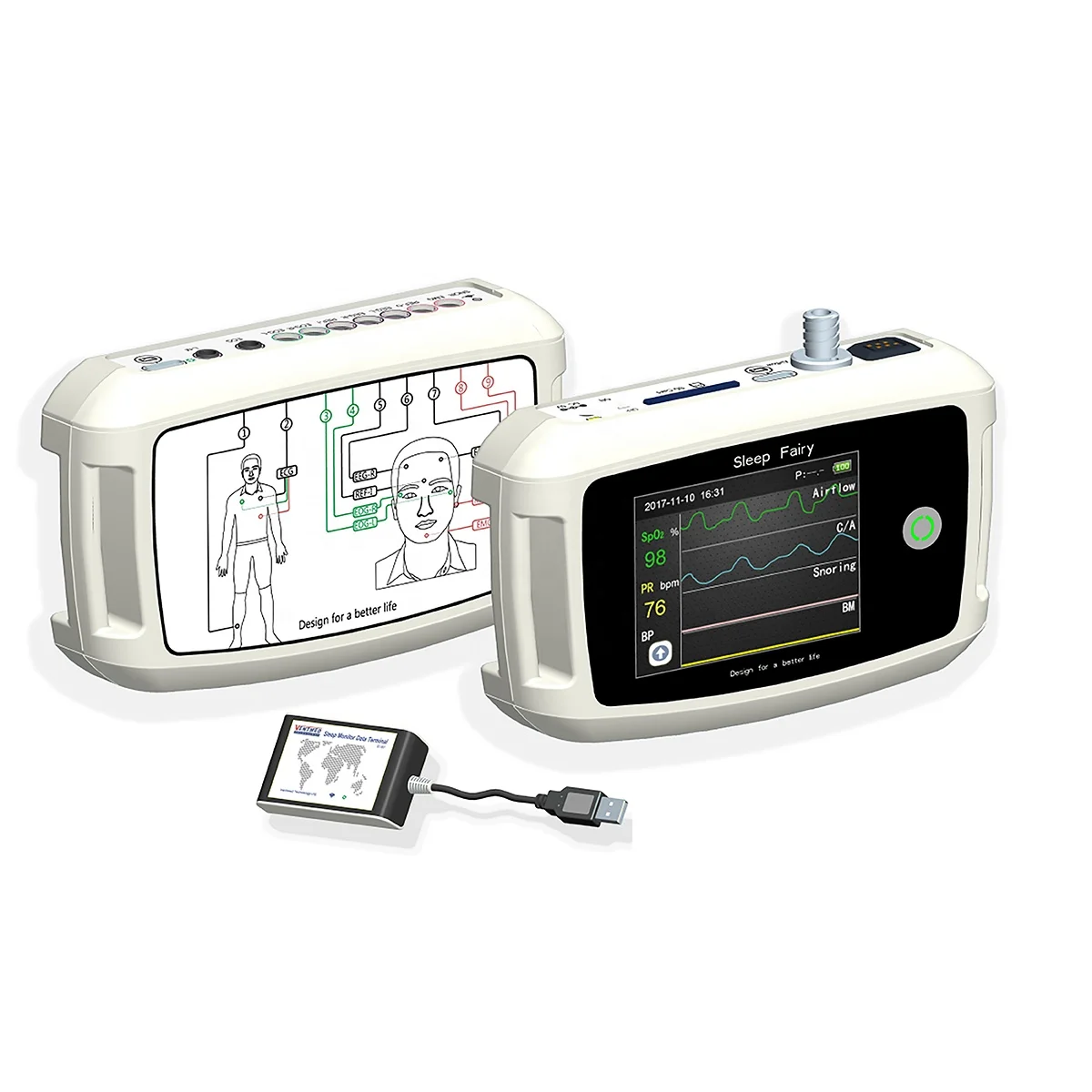 polysomnography device sleep fairy Home use sleep test device