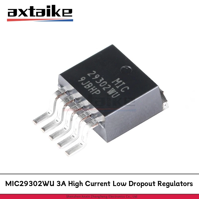 

5PCS MIC29302WU TO-263-5 MIC29302BU 29302WU MIC29302 SMD 3A High Current Low Dropout Regulators IC Linear voltage regulator LOD