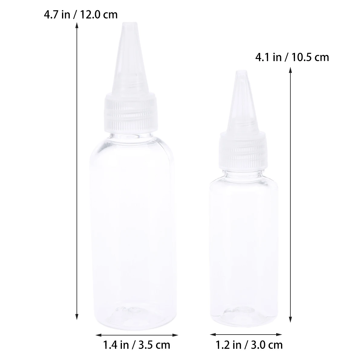 

6pcs Plastic Packing Bottles Lightweight Soft Sealed for Salad Dressing Cream Tomato Storage