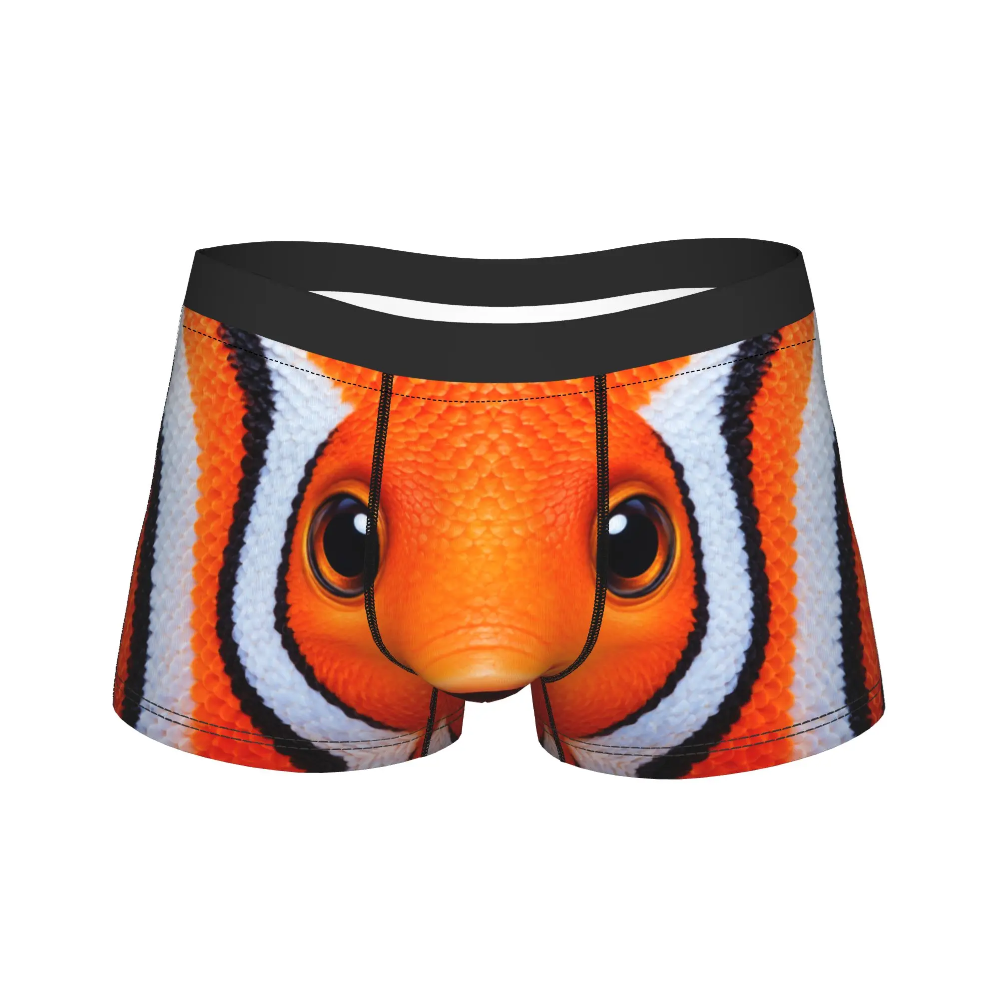 Coral Reef Clownfish Face  Boxers Humorous Underwear  Boxer Briefs Gag Gift For Man