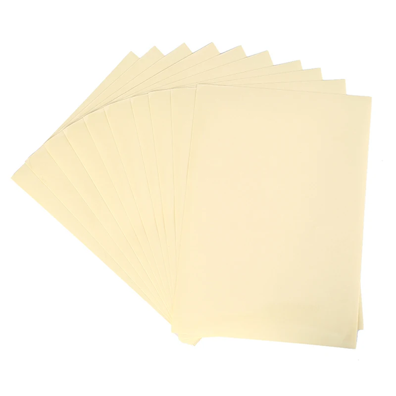 10 Vellen A4 Zelfklevende Sticker Label Mat Oppervlak Papier Vel Voor Laserprinter Handwerkpapier