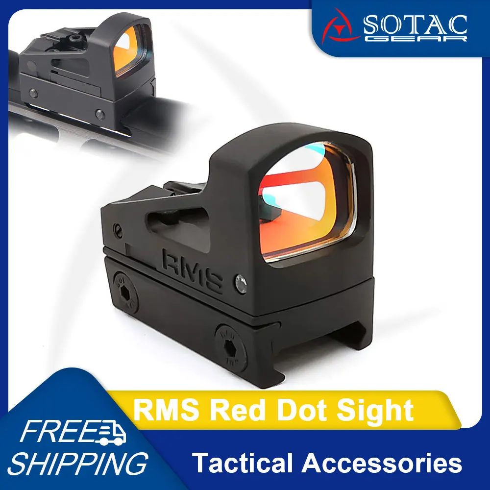 

SOTAC GEAR Weapon RMS Red Dot Sight Hunting Outdoor RMS Scope Riflescope Tactical Accessory