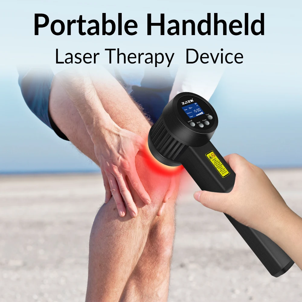 Medical Devices 8W 650nm 808nm Handheld Cold Laser Therapy Machine for Clinics Chiropractor Wounds Healing