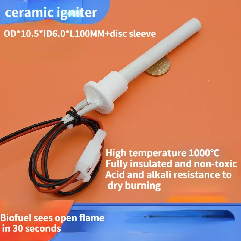 Keramische Verwarmingsbuis MCH Ontsteker Houtpellets Grill Ontstekingsstaaf 1 Minuut Zie Open Vlam 220V350W