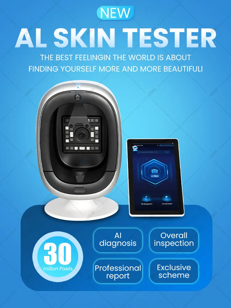 

Professional skin detection equipment accurately identify skin texture fine lines spots of inflammation and other subtle changes