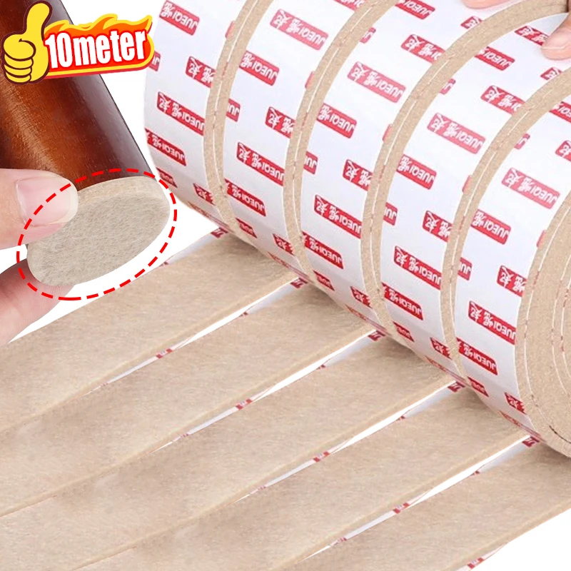 

Felt Chair Leg Pads Tape Self-Adhesive Desk Chair Sofa Legs Pad Anti-slip Furniture Sliding Strips Mat Floor Protector Stickers