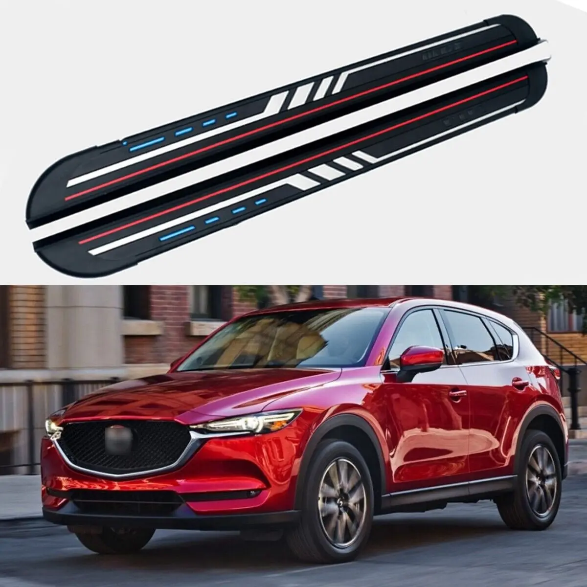 

Fixed Door Side Step Running Board Nerf Bar Fits For Mazda CX-50 CX50 2022 2023