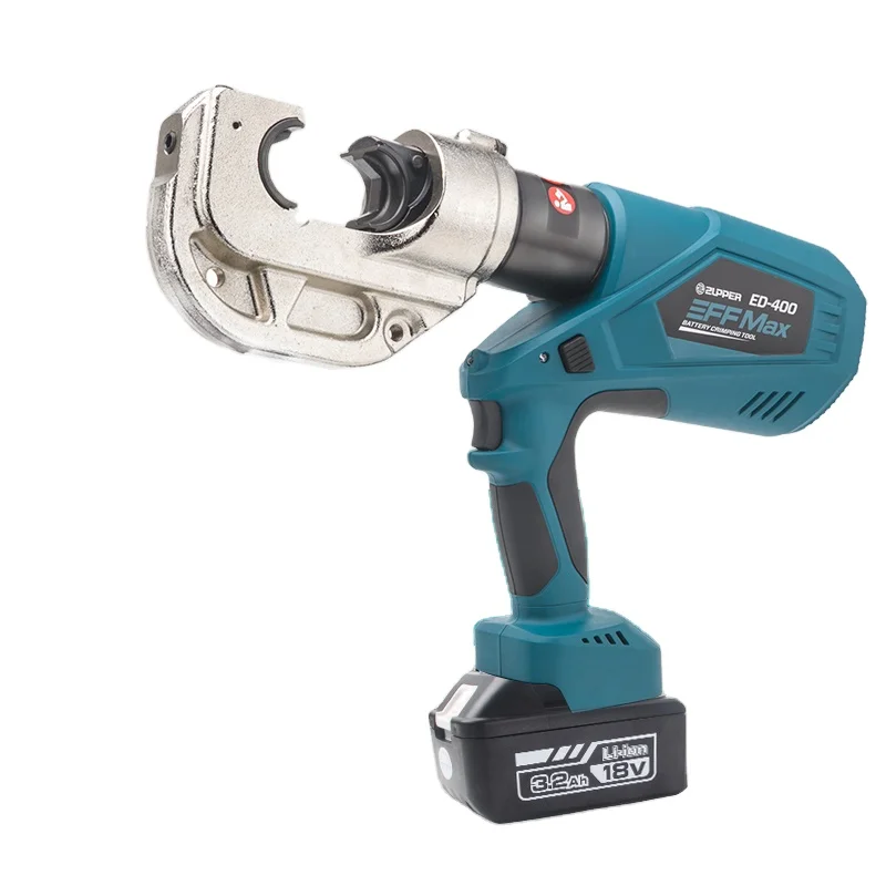

HOT SALE ZUPPER ED-400 Easy Operation Cordless Hydraulic Cable Lug Crimper Electric Battery Powered Crimping Tool