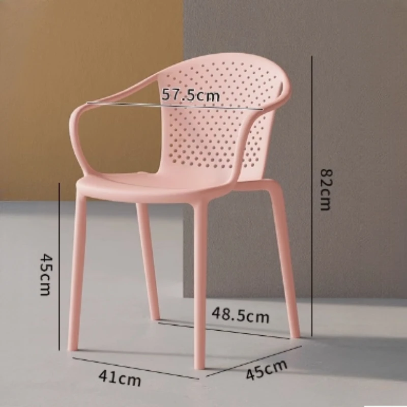 Nordic Style Dining Chair Black Plastic Designer Living Room Manger Dining Chair Design Chaise Chaises Salle Manger Furniture