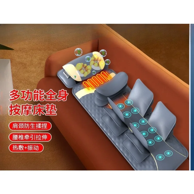 intelligent full body massage mattress household electric airbag kneading heating cervical spine waist leg massager
