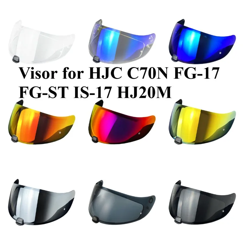 Helmet Visor for HJC C70N FG-17 FG-ST IS-17 HJ20M Face Capacete Sunscreen Dustproof Optimal Clarity Lens  Helmet Accessorie