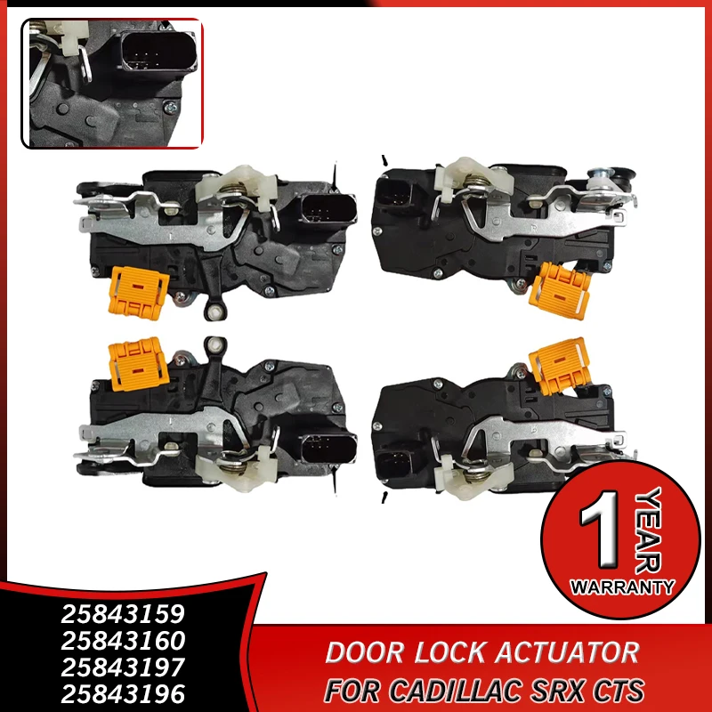 Door Lock Actuator for Cadillac SRX 2004-2006 CTS 2003 2004 2005 2006 2007 Accessories 25843159 25843160 25843197 25843196