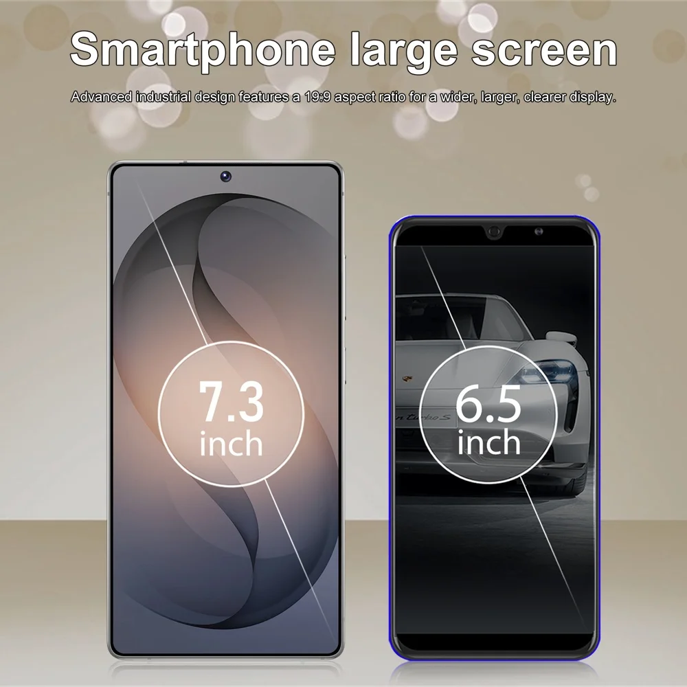 K-Touch 5G Smartphone für S26 Ultra, 7,3-Zoll-Vollanzeige, Handy mit 7800-mAh-Akku, 48-MP-Kamera, 22 GB + 2 TB Speicher, Gesichtserkennung, entsperrt, 5G, Dual-SIM, Android 15, Mobiltelefone mit FM-Radio und GPS. – Detail 17