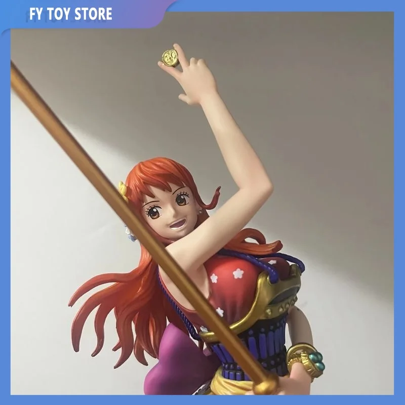 

30cm One Piece Nami Lx Ghost Island Warrior Anime Handmade Action Figure Desktop Decoration Ornament Collectible Gift