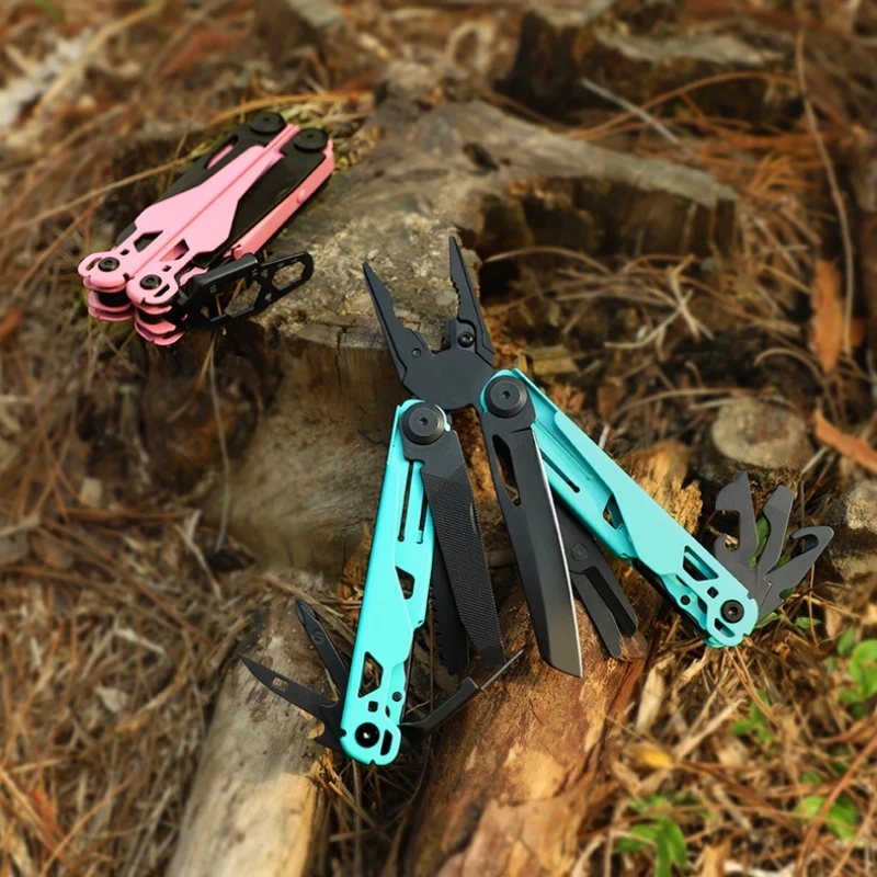 BHBT 15 In 1 EDC Multi Tool Pliers Folding Knife Tactical Hoxagon Wrench Saw Pocket Camping Survival Multitool Hand Tools