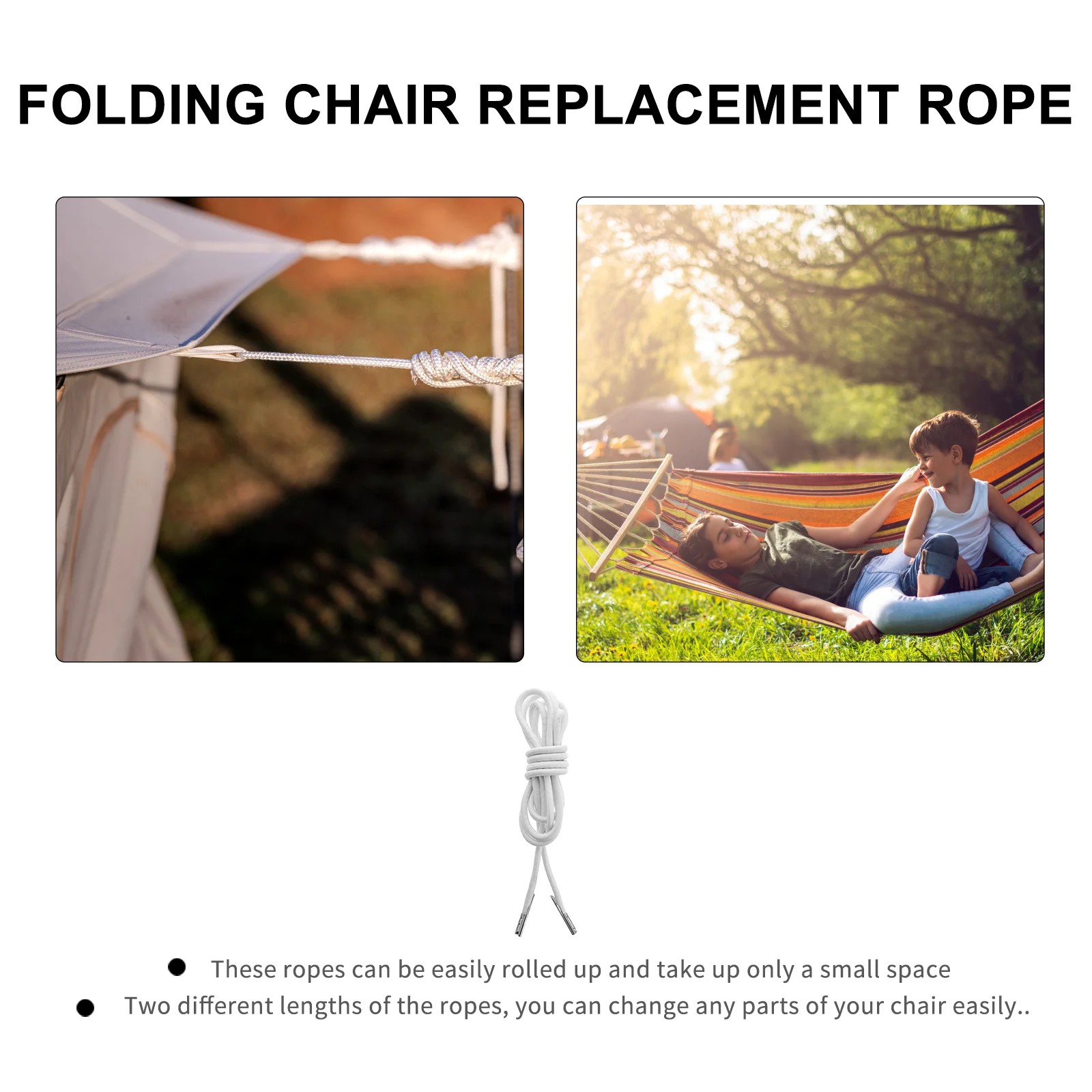 4 Pcs Chaise Rope Sun Chairs Loungers Replacement Cord Deck Bungee Cords Recliners Repair Tool Oxford Longue Ropes