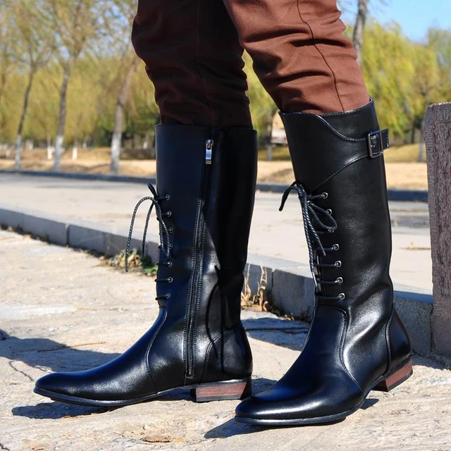 Botas largas para hombre fashion