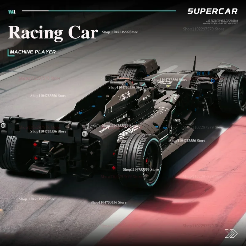 MG58 W14 مستوى تكنيكا سيارة سرعة السيارة 1020 قطعة مجموعة مكعبات البناء متوافق 42171 تكنيك نموذج سباق السيارات لعبة للطفل الصبي هدية