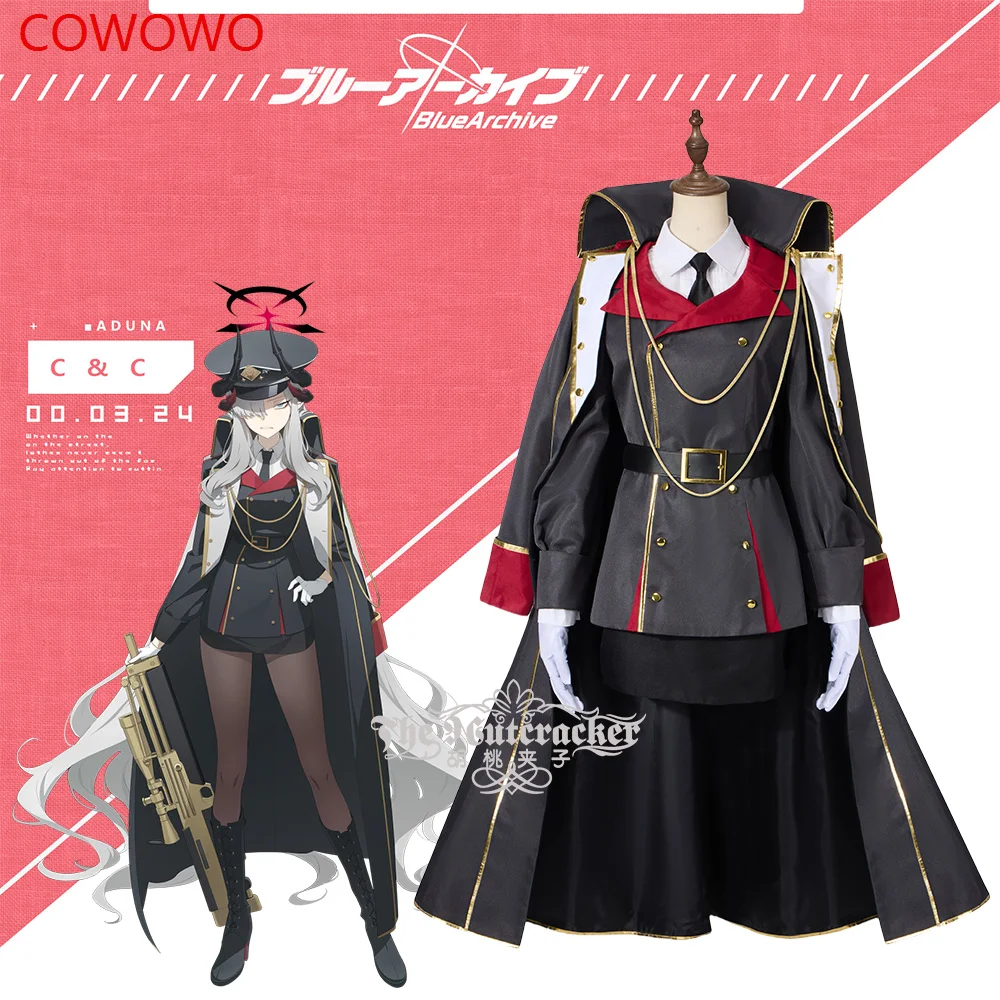 

COWOWO Blue Archive Hanuma Makoto Cosplay Costume Cos Game Anime Party Uniform Hallowen Play Role Clothes Clothing