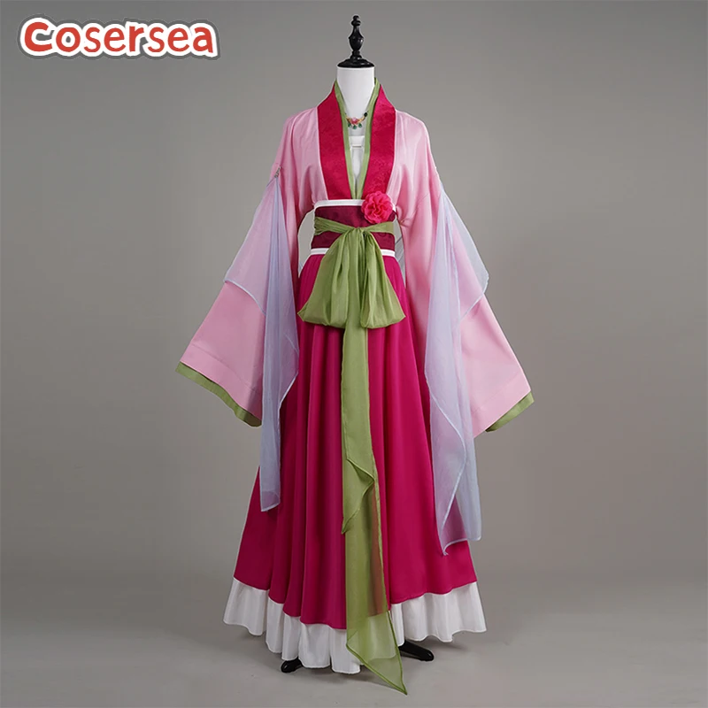 

Cosersea Maomao Cosplay Costume The Apothecary Diaries Maomao Role Play Halloween Women Hanfu Kimono Dress Suit Outfit Fullset