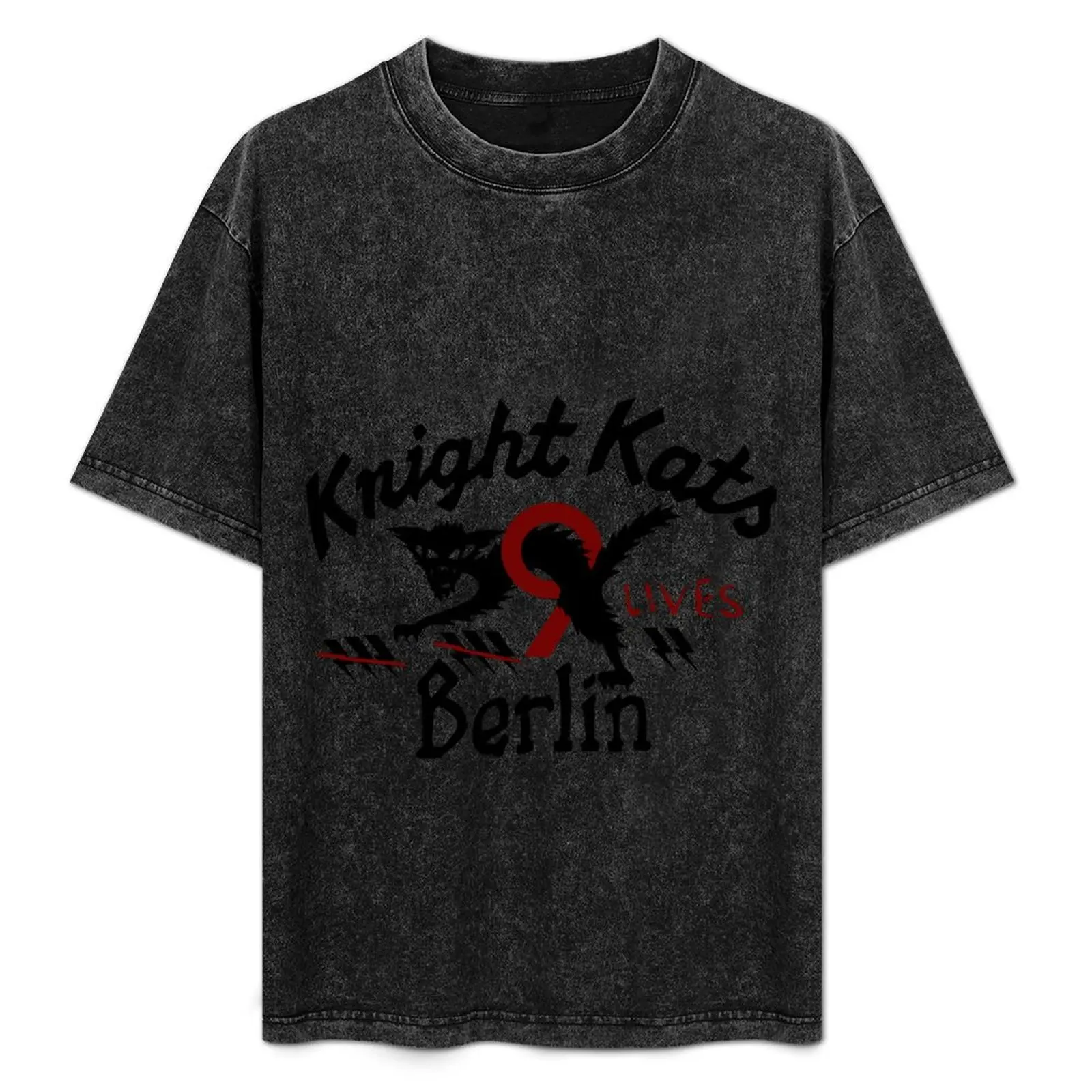 

Knight Kats 9 Lives Berlin T-Shirt Thanksgiving Casual Tee