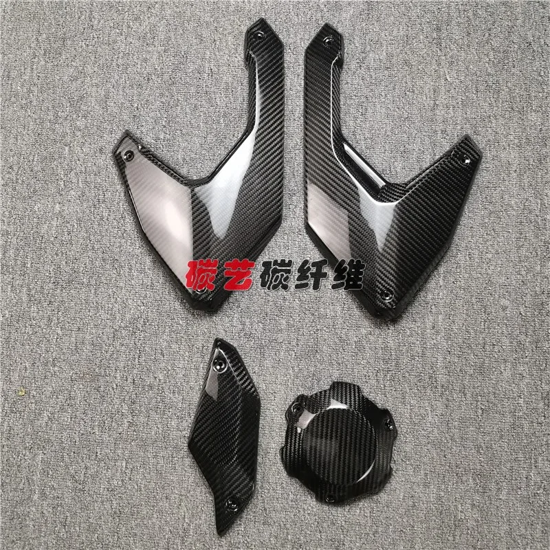 For Honda XADV 750 2021-2023 Real Carbon Fiber Motorcycle X-ADV 750 2021+ Engine Cover Fairing