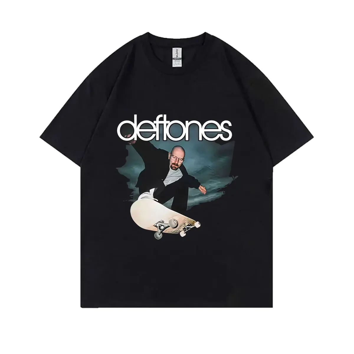 Hot Alternative Metal Rock Band Deftones Breaking Bad Heisenberg Funny Graphic T-shirt Men Women Fashion Oversized Streetwear