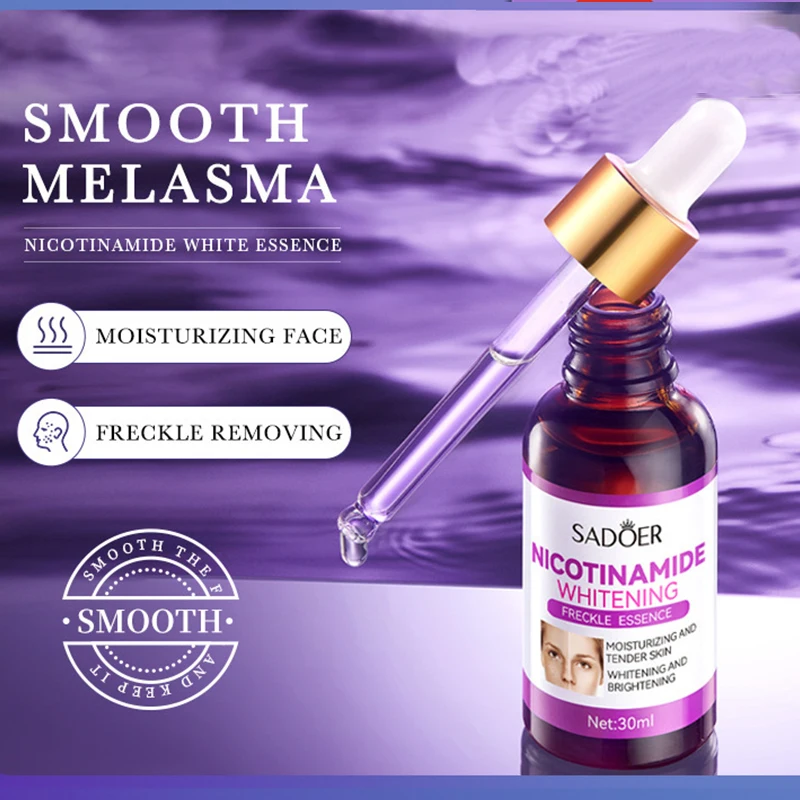 SADOER Nicotinamide Whitening Freckle Removing Essence Hydrates Moisturizes Brightens Freckle Removing Skin care