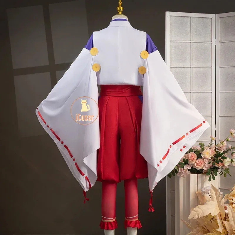 AAA12 3 أنيمي الساموراي توكييوكي هوجو أزياء تنكرية شعر مستعار موحد Chojumaru Elusive Warriors حفلة الهالوين للنساء