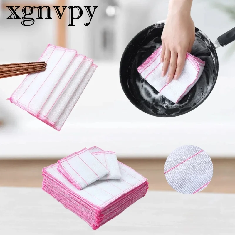 

Xgnvpy 5-слойное деревянное настенное полотенце, кухонный хлопковый чистящий коврик, практичная кухонная утварь, Чистящая салфетка