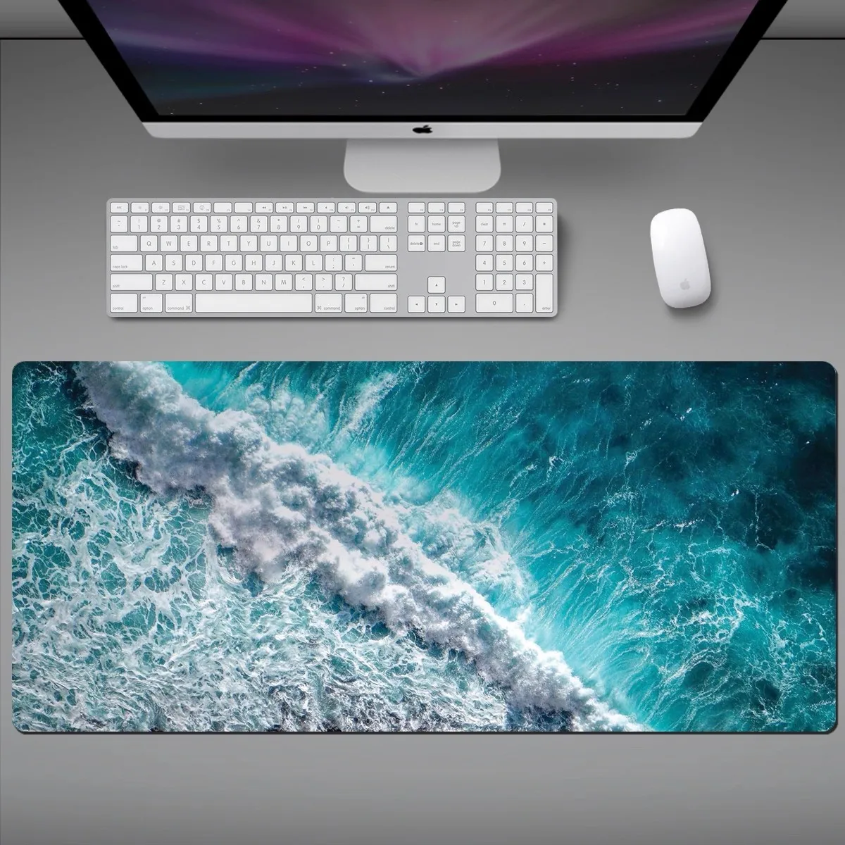 

Premium Extra Large Custom Beauty & Animal Landscape Mouse Pad - Valentine's Holiday Gift Non-Slip Gaming Desk Decor