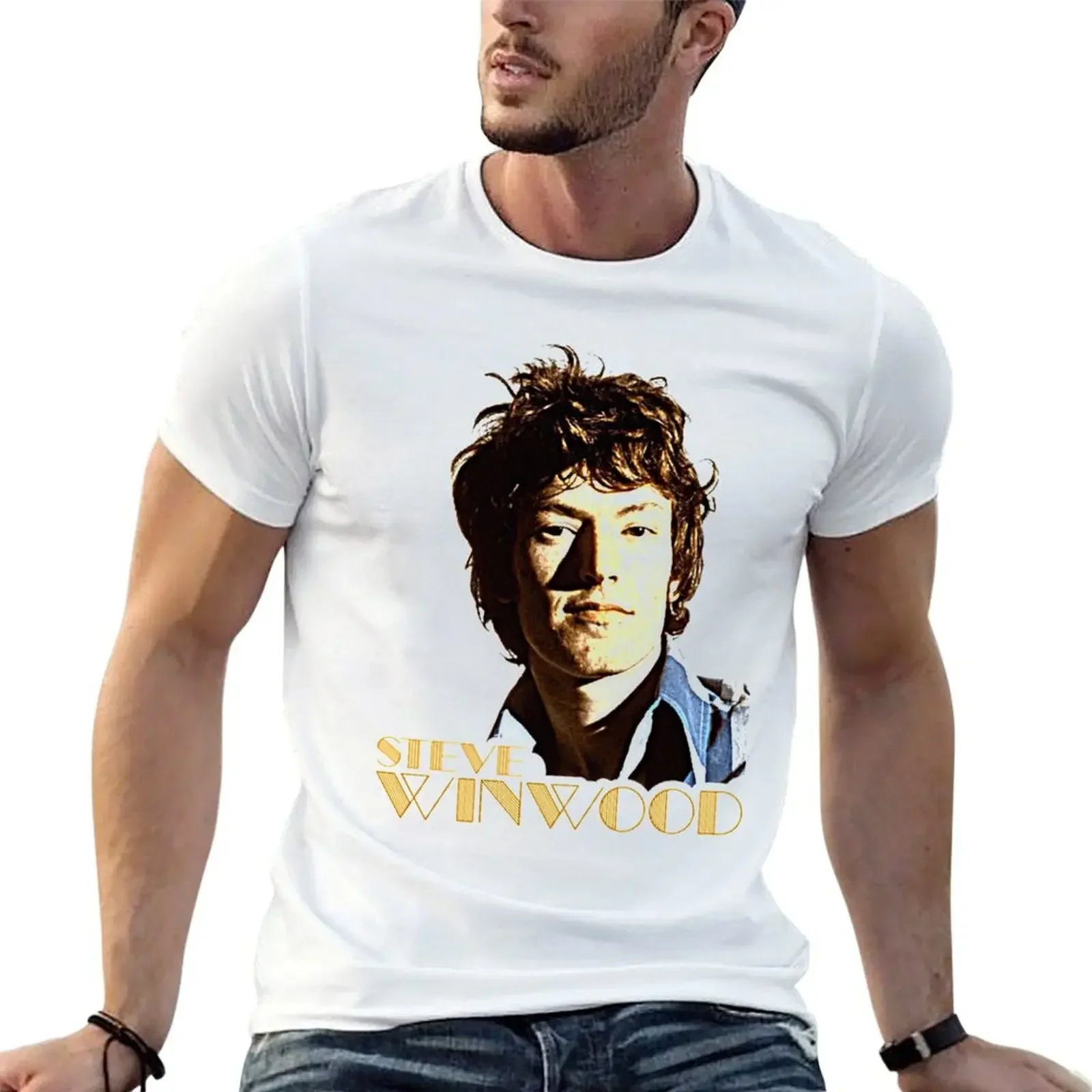 Steve Winwood T-Shirt oversized t shirt customs designer shirts sweat mens white t shirts