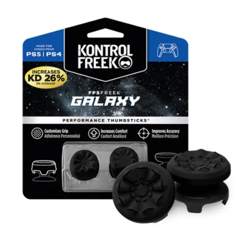 Контроллер KontrolFreek FPS Freek Galaxy для PS4 High-Rise Analog Stick PS5 |   Силиконовый колпачок для игрового джойстика Performance Thumbsticks