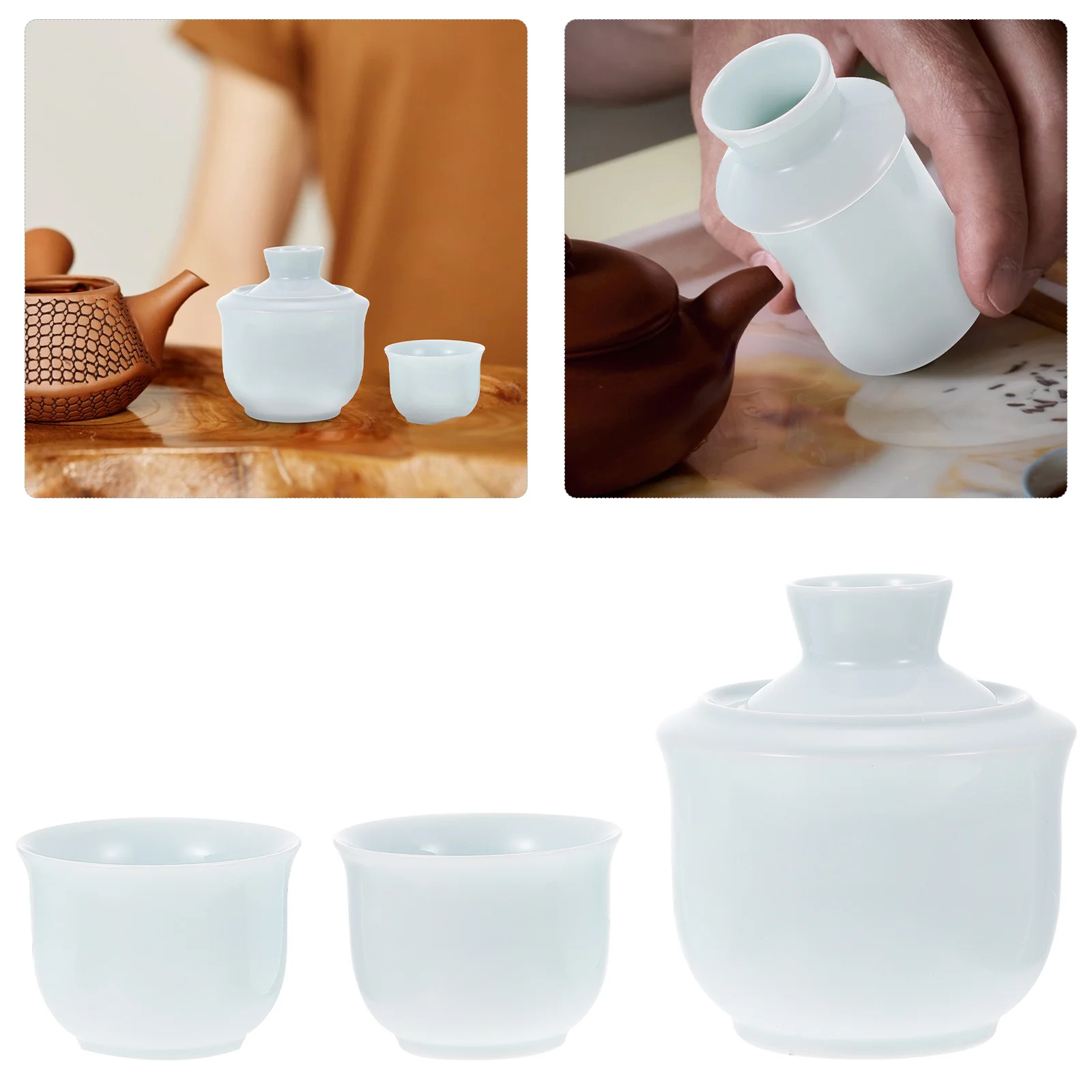 

1 комплект, керамический набор грелок для вина, небесно-голубой элегантный керамический теплый комплект для ликера, зимнее использование, идеально подходящий для дома, ресторанов, отелей, чайных домиков