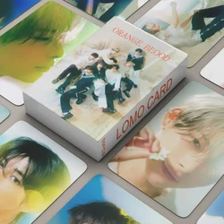 55 unids/set Kpop sangre naranja nuevo álbum E grupo Lomo tarjetas E tarjetas fotográficas JUNGWON JAY tarjetas fotográficas