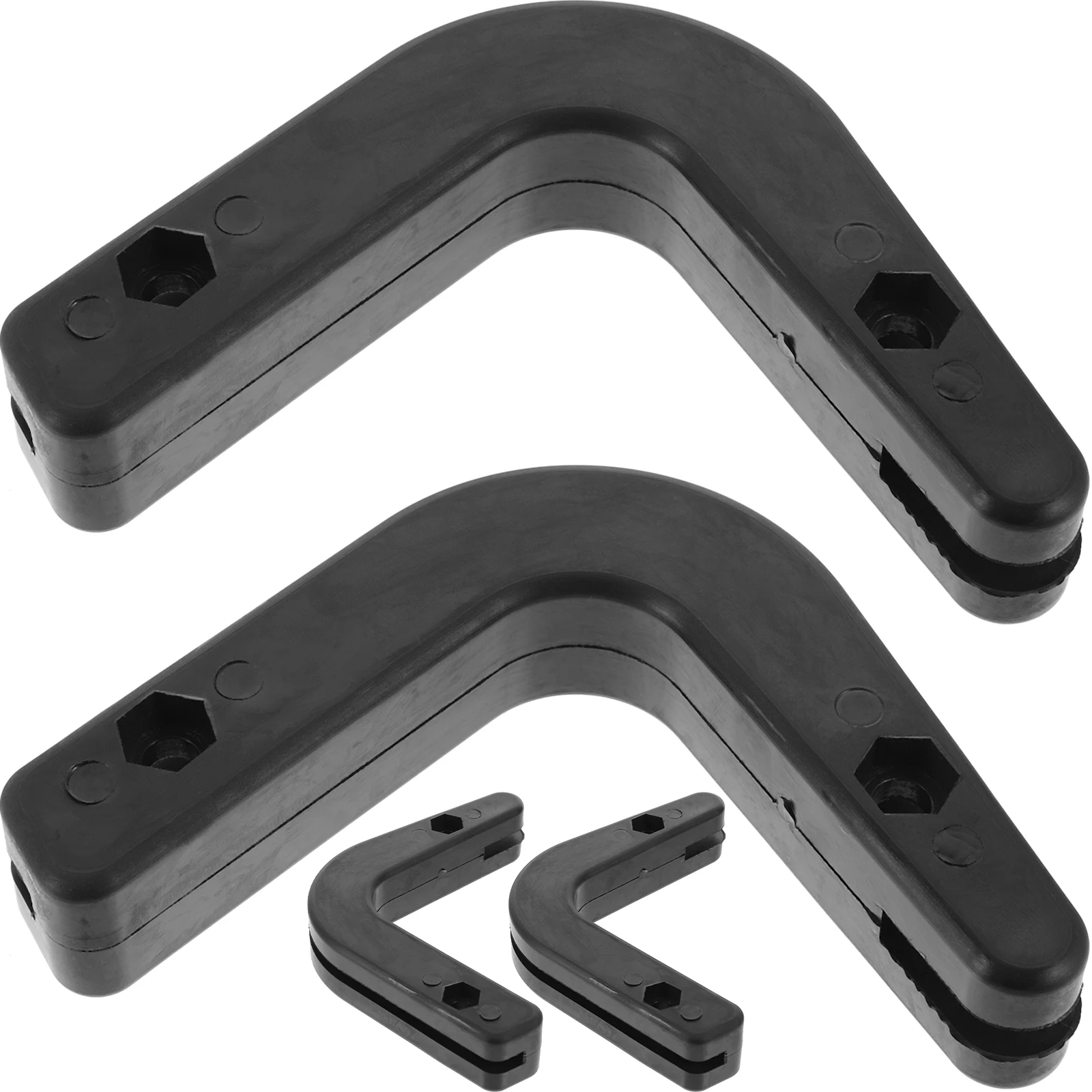 

4pcs Barbell Stand Hook Durable Rack Weights Holder Stable Wall Mounted Gym Storage Home Use Fitness Accessories Weight Lifting