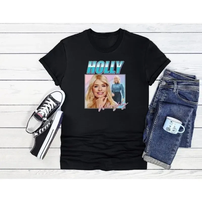 Holly Willoughby T-Shirt Vintage Men Women Unisex Shirt Hoodie Baseball 4061